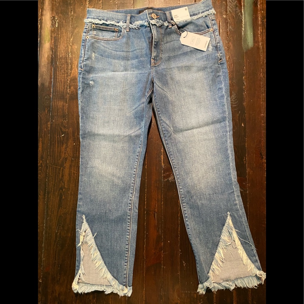 Express skinny cropped jeans